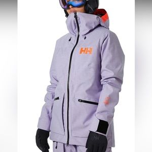 Helly Hansen Powderqueen 3.0 insulated ski jacket- Dusty Syrin, size small